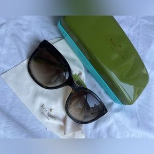 Kate Spade Sunglasses Brown with green interior